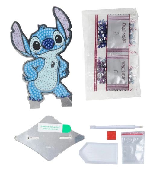 Produktbild: Craft Buddy CAPLB-31DNY004 - Crystal Art Mirror Buddies, Disney, Stitch, Diamond Painting