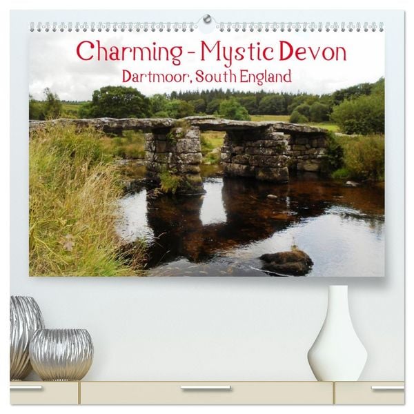 Produktbild: Charming - Mystic Devon Dartmoor, South England (High Quality Premium Wall Calendar 2026 DIN A2 landscape),CALVENDO 12 Month Wall Calendar