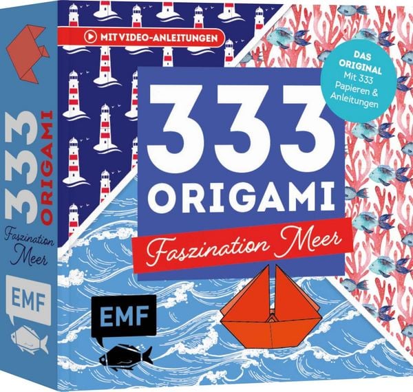 Produktbild: 333 Origami &ndash; Faszination Meer &ndash; Maritime Papiere falten