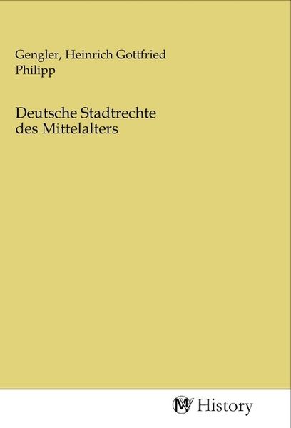 Produktbild: Deutsche Stadtrechte des Mittelalters