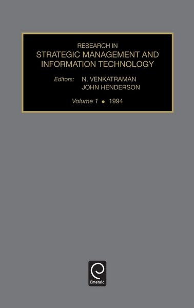 Produktbild: Research in Strategic Management and Information Technology
