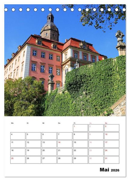 Produktbild: Schloss F&uuml;rstenstein in Polen - ein Reiseplaner (Tischkalender 2026 DIN A5 hoch), CALVENDO Monatskalender