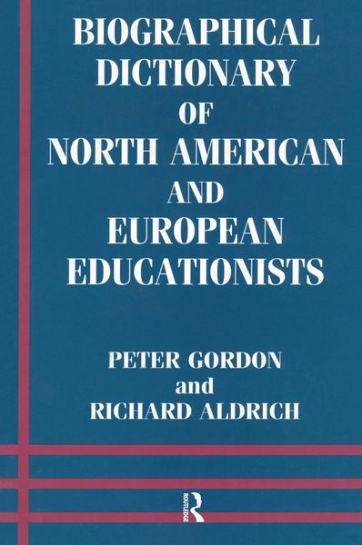 Produktbild: Biographical Dictionary of North American and European Educationists