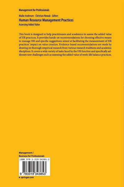 Produktbild: Human Resource Management Practices