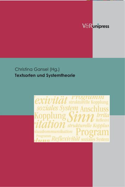 Produktbild: Textsorten und Systemtheorie