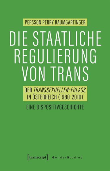Produktbild: Die staatliche Regulierung von Trans