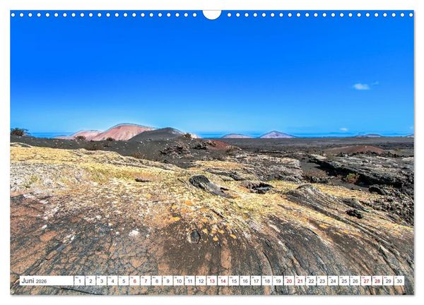 Produktbild: Lanzarote - Wo die Vulkane die Landschaft formten (Wandkalender 2026 DIN A3 quer), CALVENDO Monatskalender