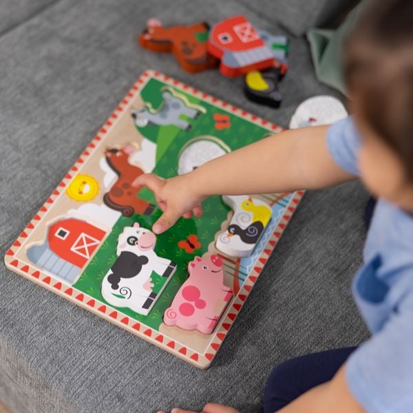 Produktbild: Bauernhof Spieltiere Puzzle