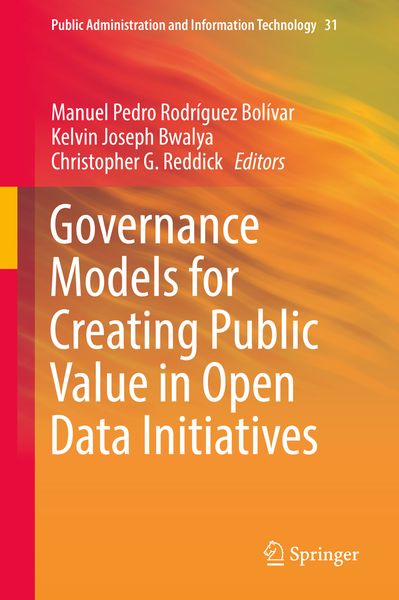 Produktbild: Governance Models for Creating Public Value in Open Data Initiatives