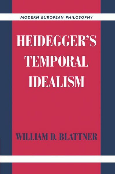 Produktbild: Heidegger's Temporal Idealism