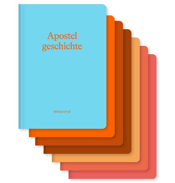 Produktbild: Bibeljournale – Paket (Apostelgeschichte – Philipper)