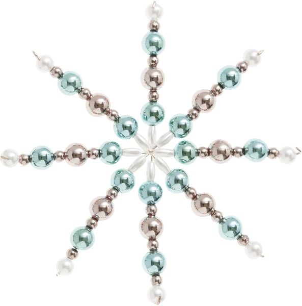 Produktbild: Folia Perlensterne-Set PASTELL, 340-teilig, rosa/gold/t&uuml;rkis/perlwei&szlig;/silber