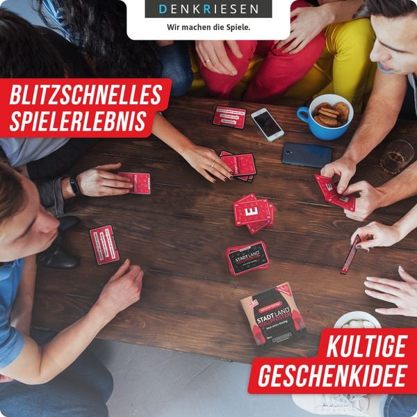 DENKRIESEN - STADT LAND VOLLPFOSTEN® - Das Kartenspiel - ROTLICHT EDITION "Jetzt wird's dreckig."