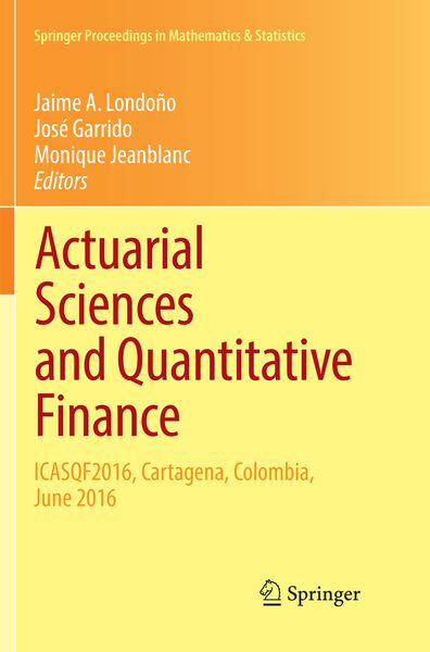 Produktbild: Actuarial Sciences and Quantitative Finance