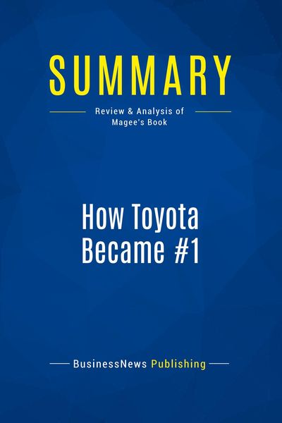 Produktbild: Summary: How Toyota Became #1