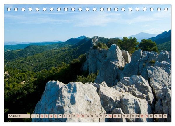 Produktbild: Magisches Land des Ventoux (Tischkalender 2026 DIN A5 quer), CALVENDO Monatskalender