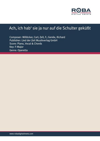 Produktbild: Ach, ich hab' sie ja nur auf die Schulter gek&uuml;&szlig;t