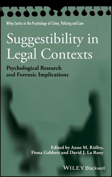 Produktbild: Suggestibility in Legal Contexts