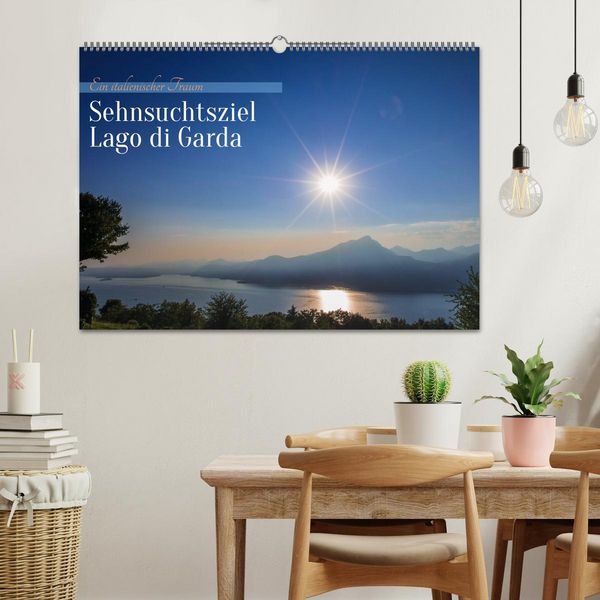 Produktbild: Sehnsuchtsziel Lago di Garda (Wandkalender 2026 DIN A2 quer), CALVENDO Monatskalender