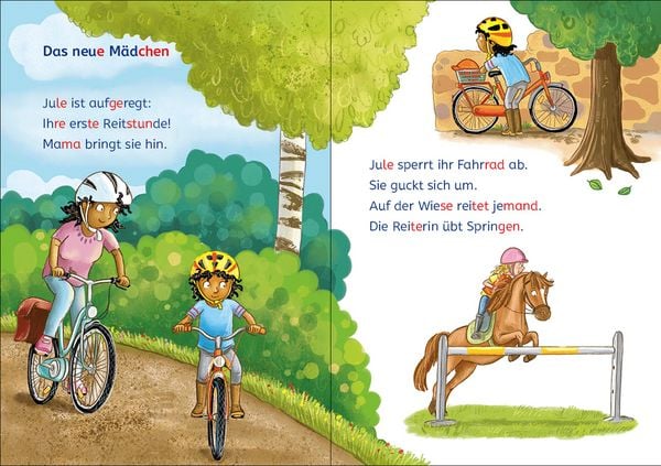 Produktbild: Lesel&ouml;wen 1. Klasse - Eine ponystarke Reitstunde
