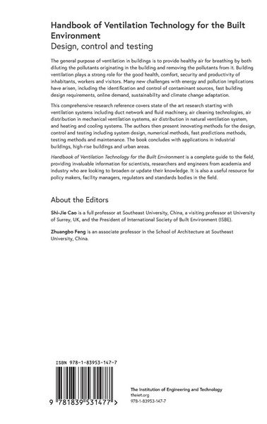 Produktbild: Handbook of Ventilation Technology for the Built Environment