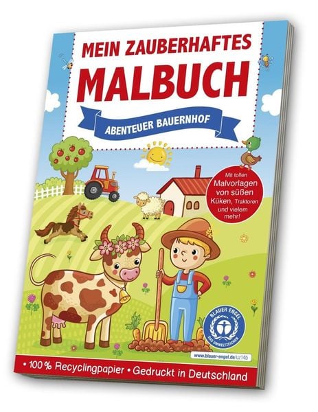 Produktbild: Mein zauberhaftes Malbuch: Abenteuer Bauernhof