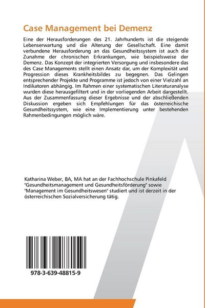 Produktbild: Case Management bei Demenz
