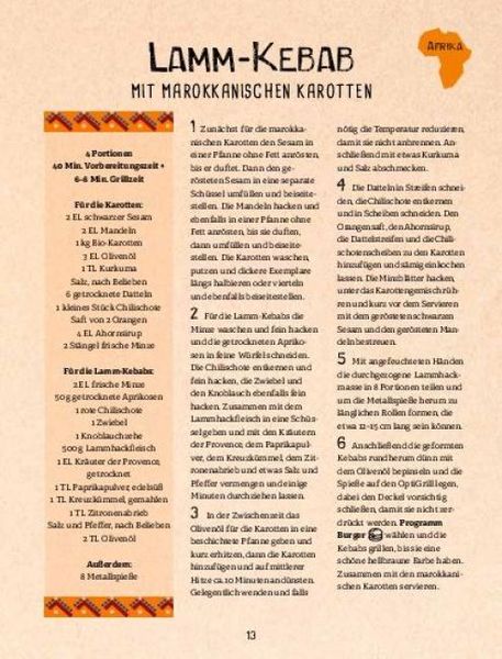 Produktbild: OPTImal International. OptiGrill Kochbuch