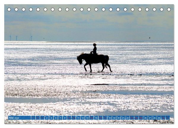 Produktbild: Cuxland, Urlaubsgl&uuml;ck zwischen Nordsee und Elbe (Tischkalender 2026 DIN A5 quer), CALVENDO Monatskalender
