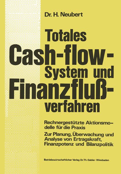 Produktbild: Totales Cash-flow-System und Finanzflu&szlig;verfahren