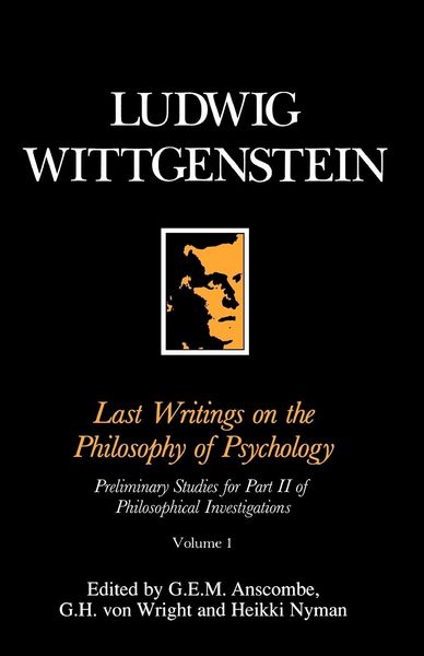 Produktbild: Last Writings on the Phiosophy Pt 2 V 1
