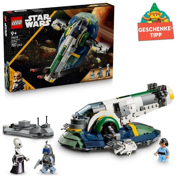 LEGO Star Wars 75433 Angriff der Klonkrieger Jango Fetts Sternenschiff