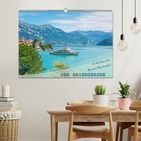 Produktbild: Der Brienzersee - Im Herzen des Berner Oberlandes (Wandkalender 2026 DIN A2 quer), CALVENDO Monatskalender