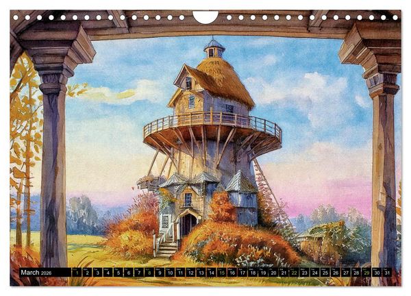 Produktbild: Visions of a Fairytale World (Wall Calendar 2026 DIN A4 landscape), CALVENDO 12 Month Wall Calendar