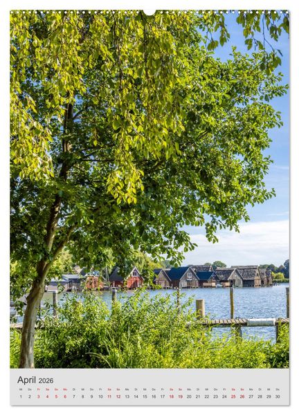 Produktbild: An den gro&szlig;en Seen der Mecklenburgischen Seenplatte (hochwertiger Premium Wandkalender 2026 DIN A2 hoch), Kunstdruck in Hochglanz