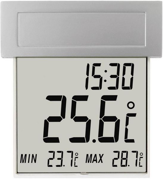 Produktbild: TFA Dostmann Vision Solar Thermometer Silber 30.1035