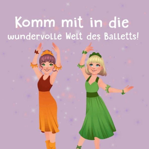 Produktbild: Stickerbuch: Anziehpuppen zum Stickern. Ballett