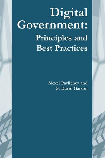 Produktbild: Digital Government: Principles and Best Practices