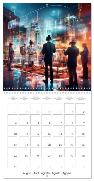 Produktbild: METAVERSE Real thrill (Wall Calendar 2026 12 &times; 12 Inch) CALVENDO 12 Month Wall Calendar