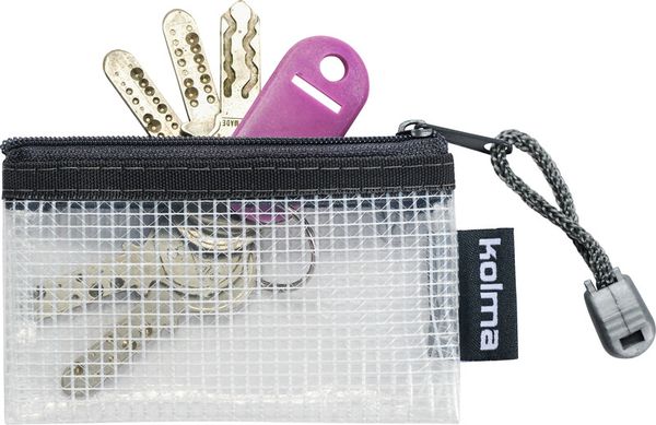 Produktbild: KOLMA&reg; Reissverschlusstasche Mesh Bag, 105 x 65 x 4 mm anthrazit