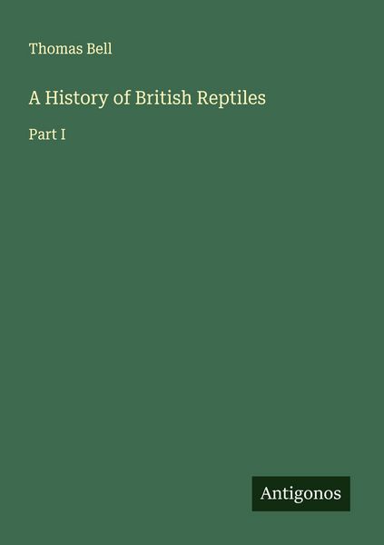 Produktbild: A History of British Reptiles