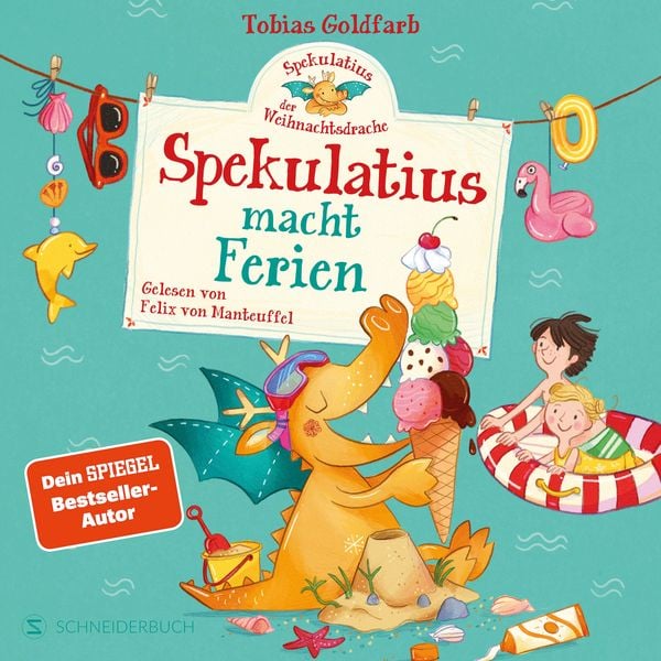 Spekulatius, der Weihnachtsdrache. Spekulatius macht Ferien - Tobias Goldfarb, Audio, 9783365012512