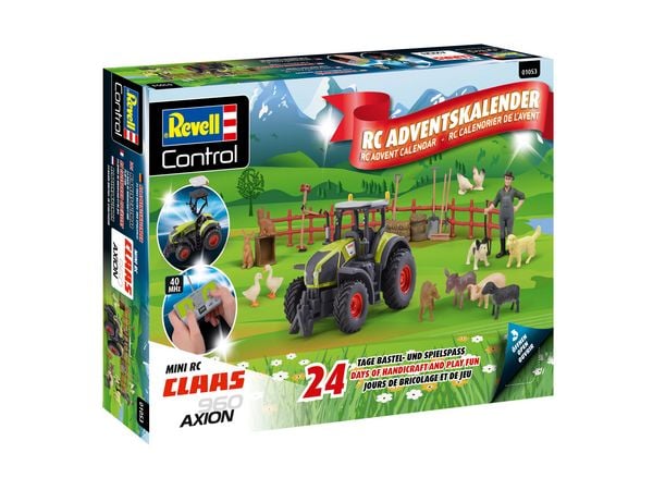Produktbild: Adventskalender RC Claas Axion 960 Traktor, Revell Control Ferngesteuerter Traktor