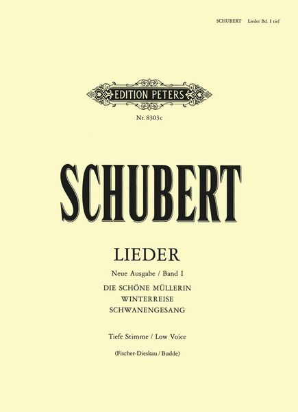 Produktbild: Lieder, Band 1 / Neue Ausgabe / URTEXT