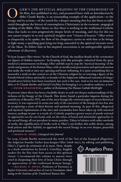 Produktbild: The Mystical Meaning of the Ceremonies of the Mass