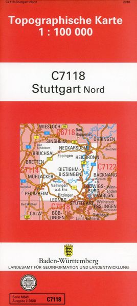 Produktbild: Stuttgart / Nord  1:100 000