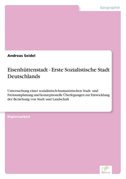 Produktbild: Eisenh&uuml;ttenstadt - Erste Sozialistische Stadt Deutschlands