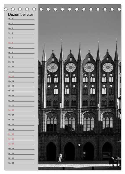 Produktbild: Stralsund. Ein Hauch l&auml;ngst vergangener Zeiten (Tischkalender 2026 DIN A5 hoch), CALVENDO Monatskalender