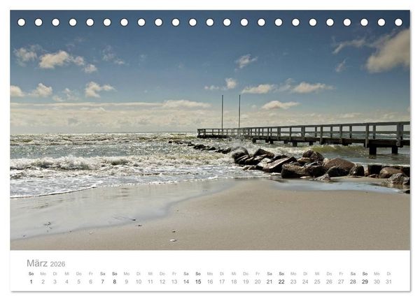 Produktbild: Gr&ouml;mitz - Ostseebad an der Sonnenseite (Tischkalender 2026 DIN A5 quer), CALVENDO Monatskalender