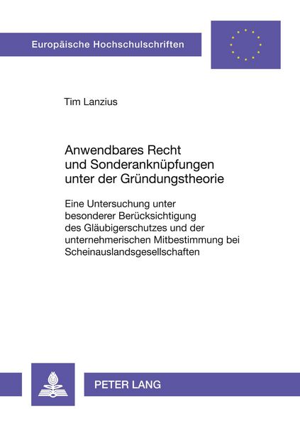 Produktbild: Anwendbares Recht und Sonderankn&uuml;pfungen unter der Gr&uuml;ndungstheorie